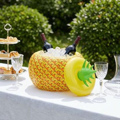 Inflatable Ice Bucket Pineapple Design Lightweight & Portable
