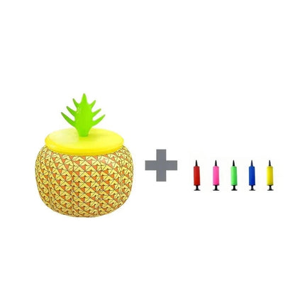 Inflatable Ice Bucket Pineapple Design Lightweight & Portable