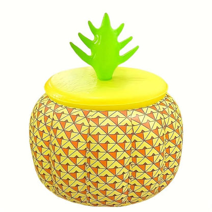 Inflatable Ice Bucket Pineapple Design Lightweight & Portable