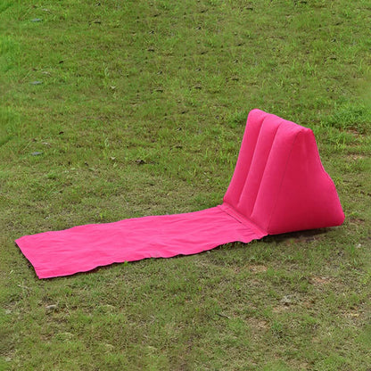 Inflatable Lounger Ergonomic Backrest Lightweight & Waterproof