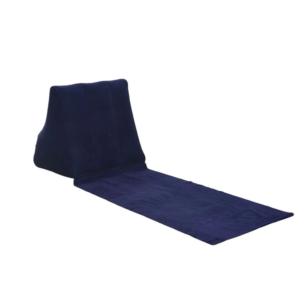 Inflatable Lounger Ergonomic Backrest Lightweight & Waterproof