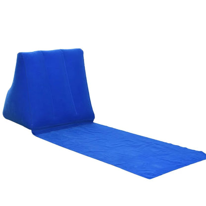 Inflatable Lounger Ergonomic Backrest Lightweight & Waterproof