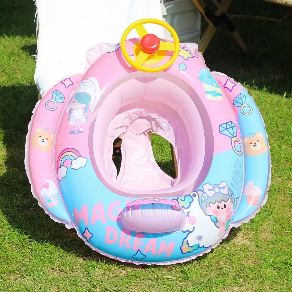 Inflatable Swim Diaper Durable PVC Lightweight Ages 1-5