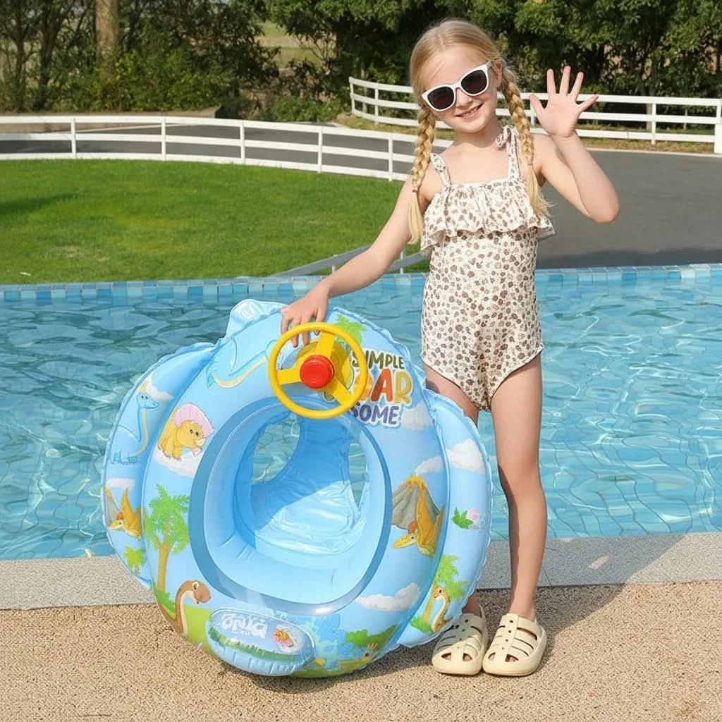 Inflatable Swim Diaper Durable PVC Lightweight Ages 1-5