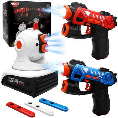 Infrared Projector Game Two Blasters Screen-Free Play