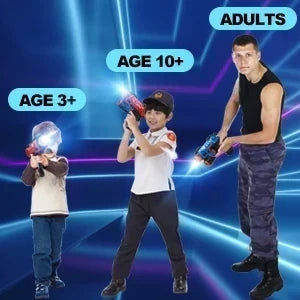 Infrared Projector Game Two Blasters Screen-Free Play