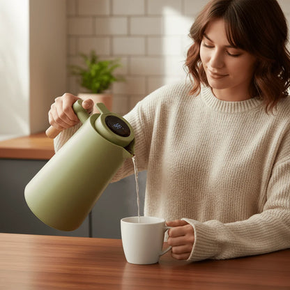 Insulated Bottle Temperature Display Double-Walled Stainless Steel Leak-Proof