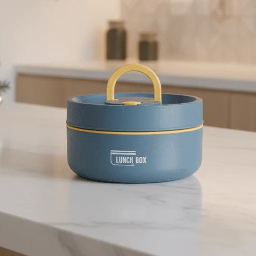 Insulated Lunch Box Stainless Steel Leak-Proof Double-Walled Insulation