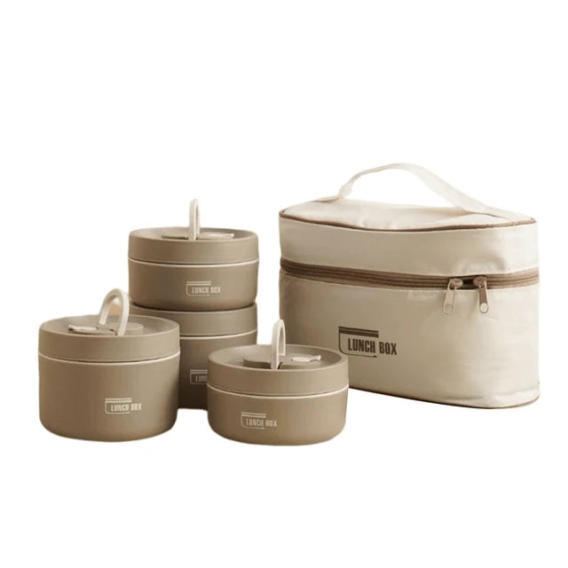Insulated Lunch Box Stainless Steel Leak-Proof Double-Walled Insulation