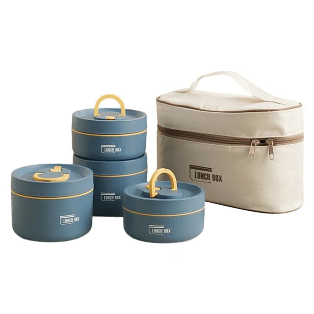 Insulated Lunch Box Stainless Steel Leak-Proof Double-Walled Insulation