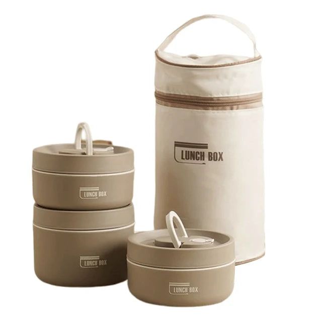 Insulated Lunch Box Stainless Steel Leak-Proof Double-Walled Insulation