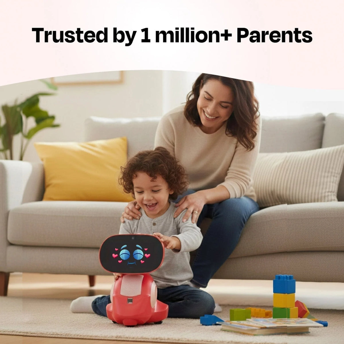Interactive Robot Face & Voice Recognition HD Display