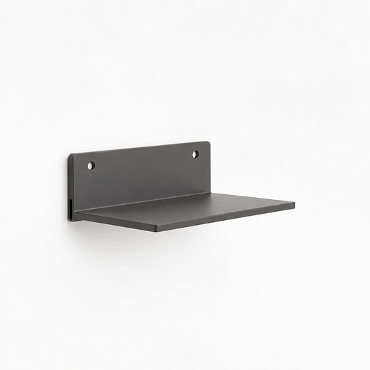 Invisible Wall-Mounted Coated Iron Floating Bookshelf