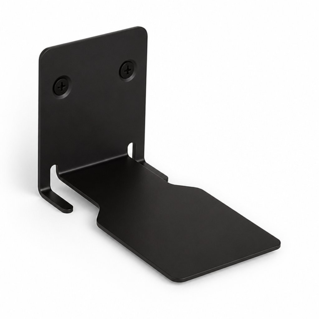 Invisible Wall-Mounted Coated Iron Floating Bookshelf