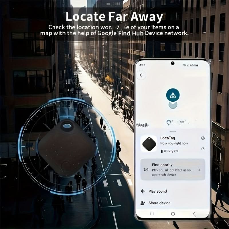 Item Tracker Bluetooth Android Compatible Replaceable Battery