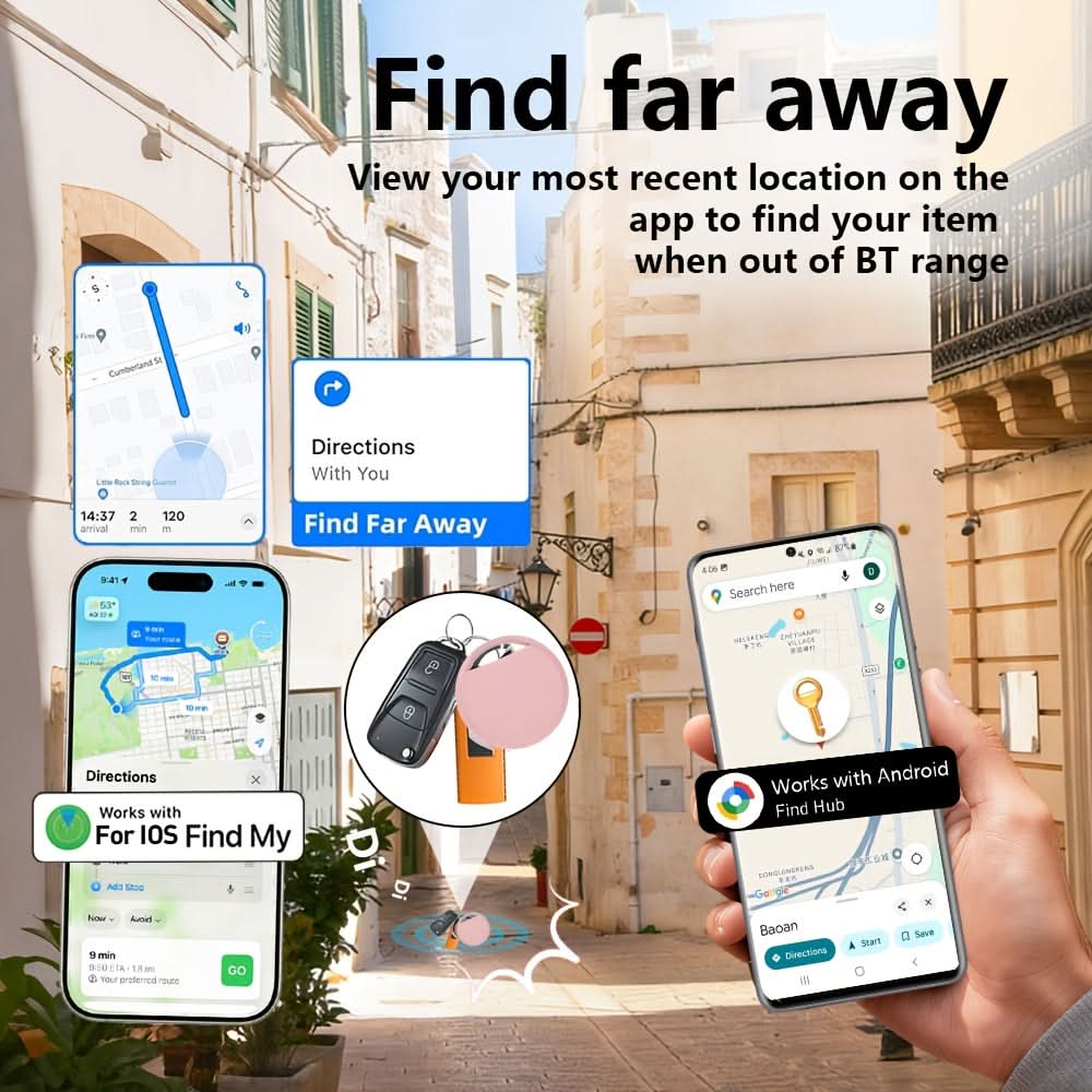 Item Tracker Dual-System Compact & Lightweight