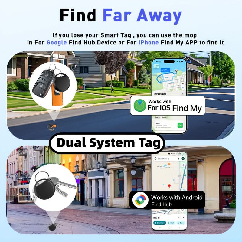 Item Tracker Dual-System Compact & Lightweight