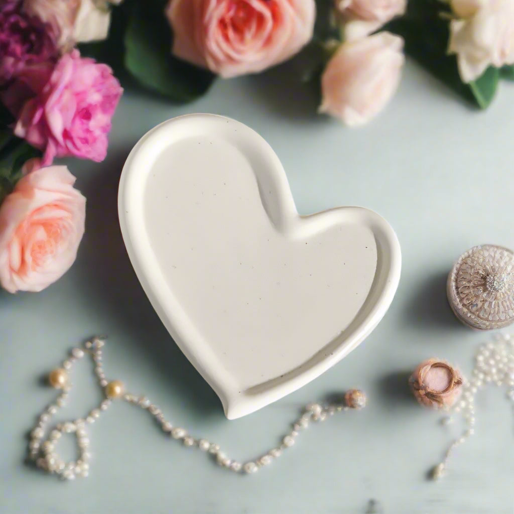 Jewelry Organizer Tray Polished Ceramic Irregular Design