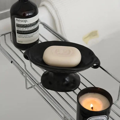 Jewelry Tray Oval Ceramic Dual Handles