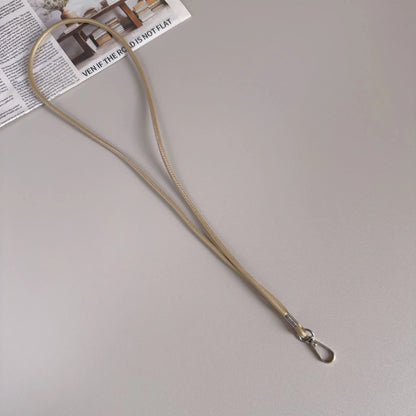 Key Holder Strap Leather Metal Clasp Lightweight Design