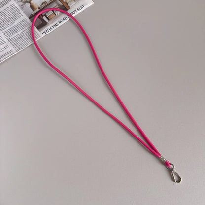 Key Holder Strap Leather Metal Clasp Lightweight Design