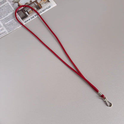 Key Holder Strap Leather Metal Clasp Lightweight Design