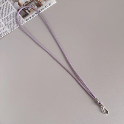 Key Holder Strap Leather Metal Clasp Lightweight Design