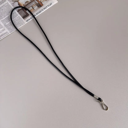 Key Holder Strap Leather Metal Clasp Lightweight Design