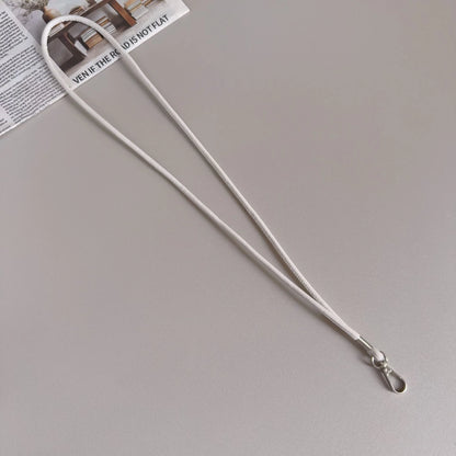 Key Holder Strap Leather Metal Clasp Lightweight Design