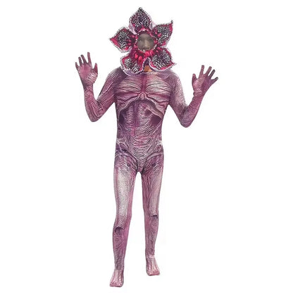 Kids Creature Costume Jumpsuit & Petal Mask Set