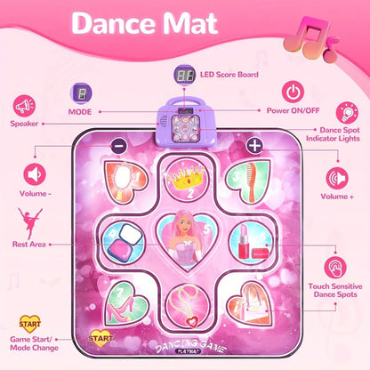 Kids Dance Mat Screen-Free Musical Scoring Game