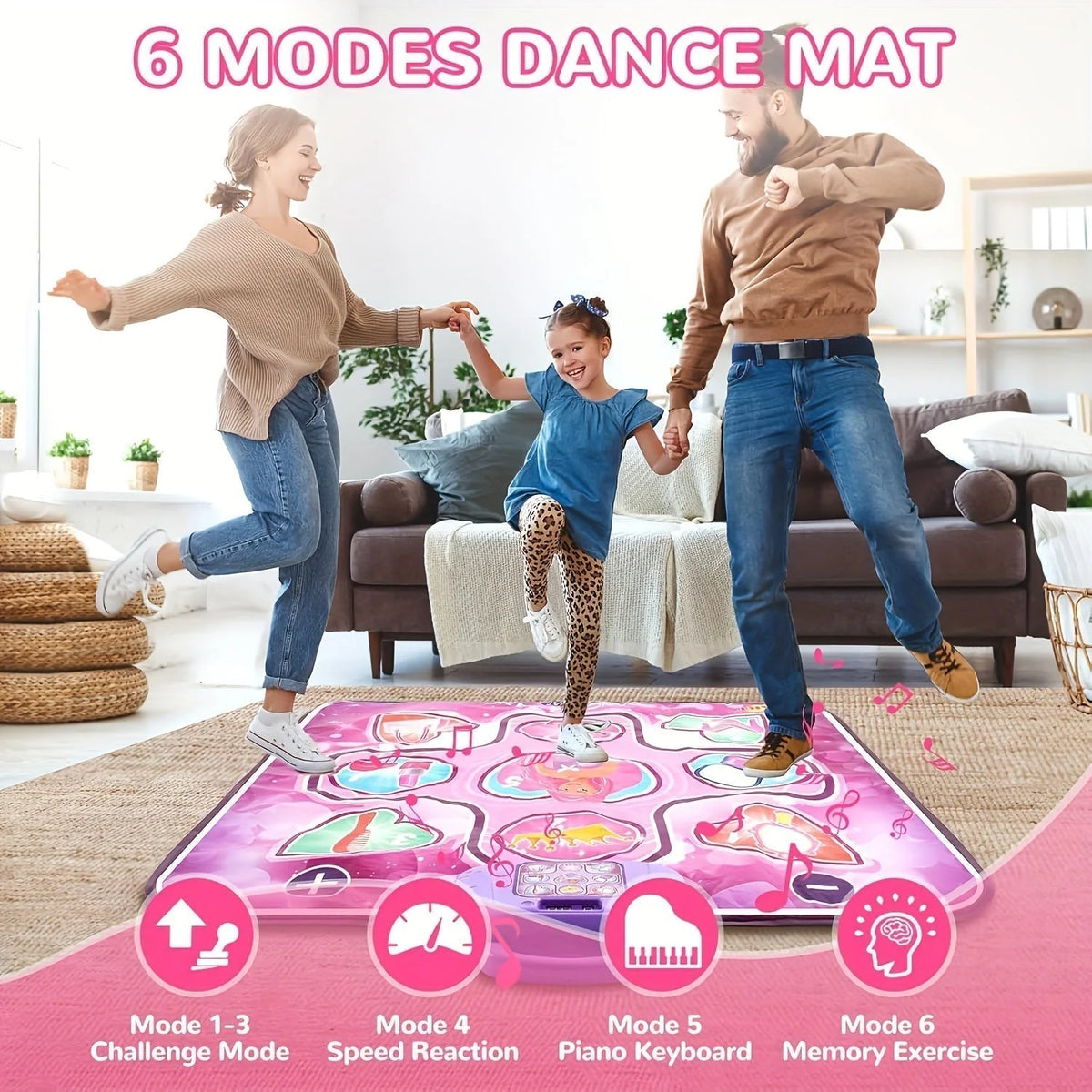Kids Dance Mat Screen-Free Musical Scoring Game
