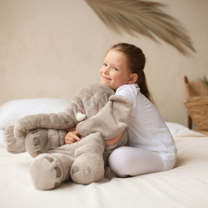 Kids Plush Pillow Ultra-Soft & Lightweight Elephant Design