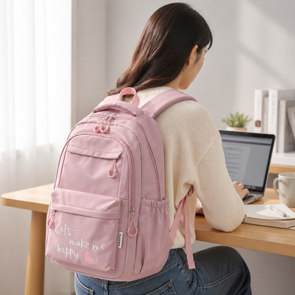 Kids School Backpack Water-Resistant Laptop Sleeve & Padded Straps