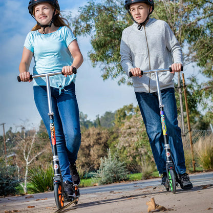 Kids Scooter LED Light-Up Wheels Foldable Adjustable Height