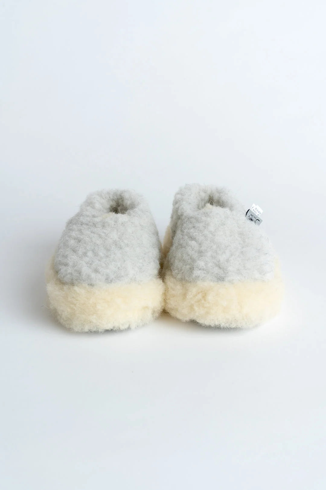 Kids’ Slippers 100% Wool Non-Slip Rubber Grip Pads