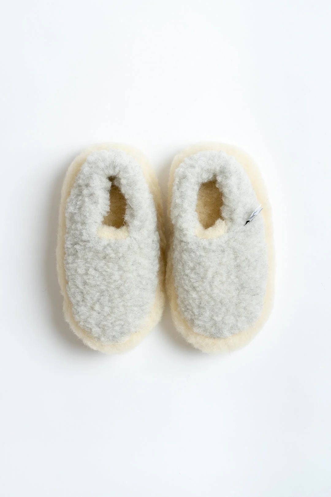 Kids’ Slippers 100% Wool Non-Slip Rubber Grip Pads