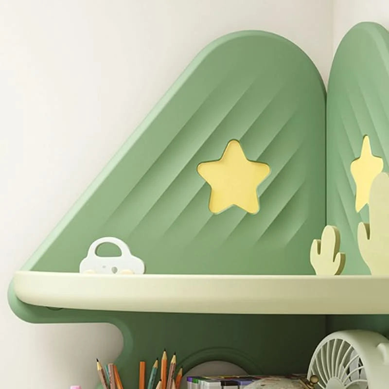 Kids Storage Shelf Four-Tier Christmas Tree Design