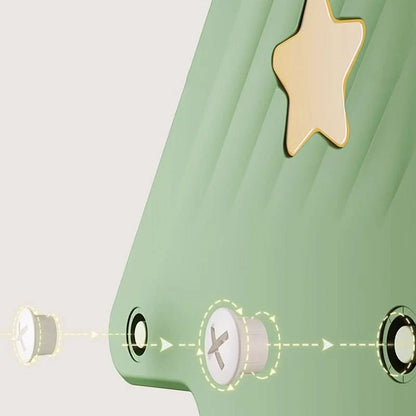 Kids Storage Shelf Four-Tier Christmas Tree Design