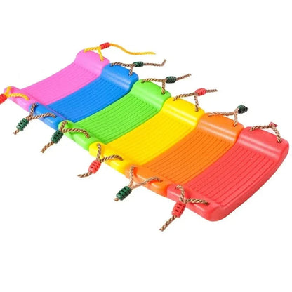 Kids Swing Seat Adjustable Height Reinforced Rope