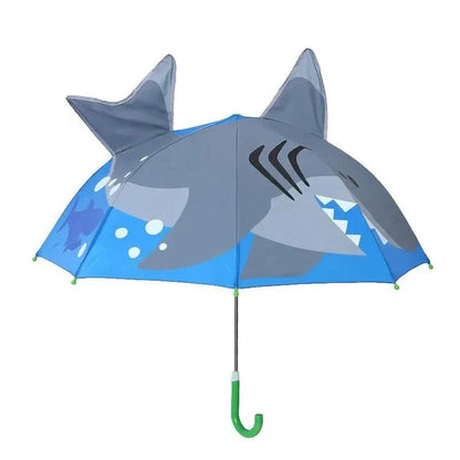 Kids' Umbrella Lightweight Manual Open & Close Animal Designs