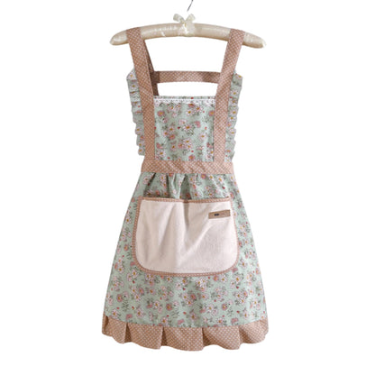 Kitchen Apron 100% Cotton Waterproof & Oil-Resistant Pocketed