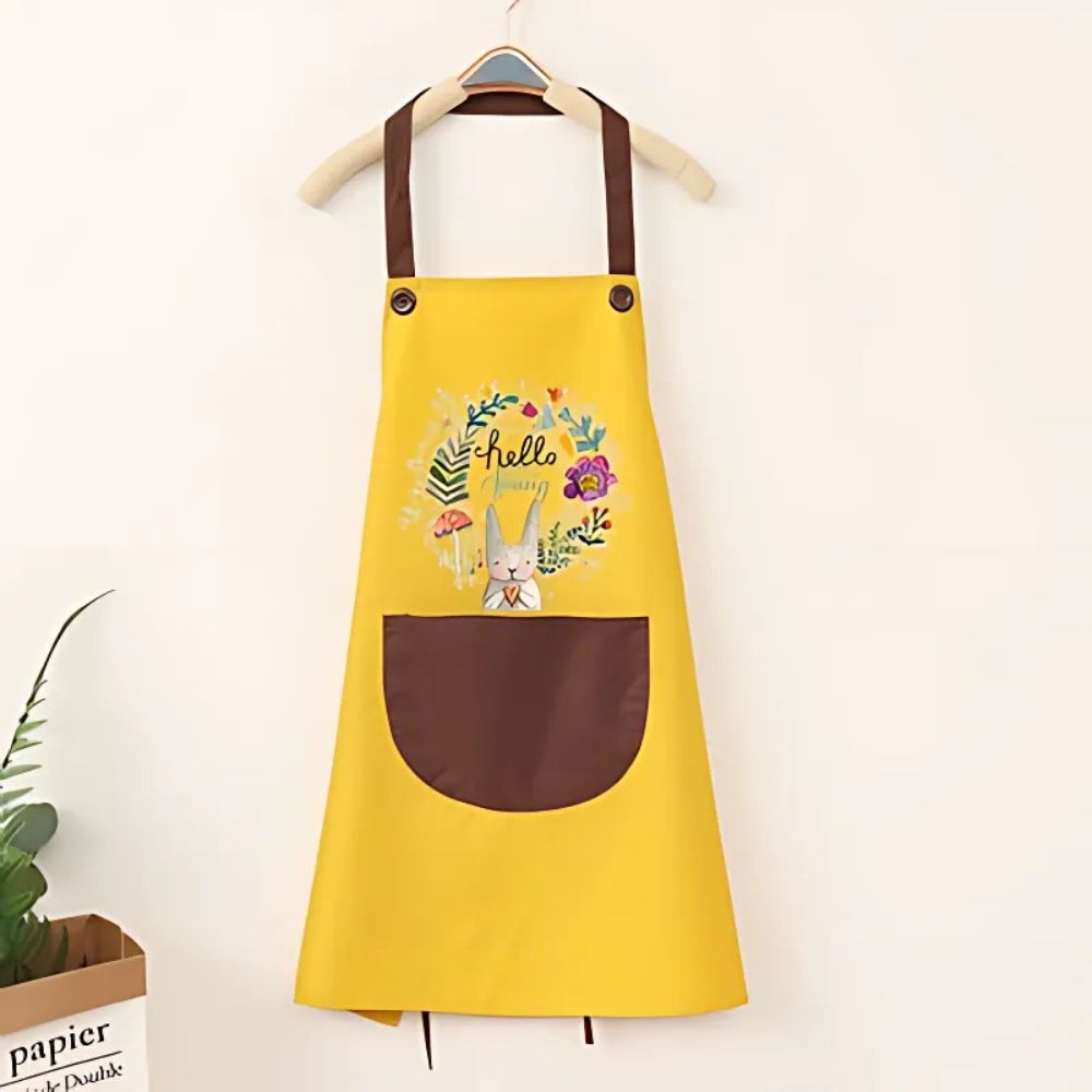Kitchen Apron Waterproof & Oil-Proof Adjustable Straps