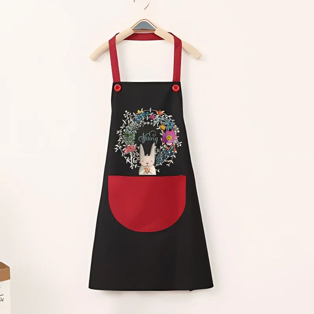 Kitchen Apron Waterproof & Oil-Proof Adjustable Straps