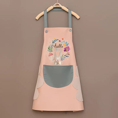 Kitchen Apron Waterproof & Oil-Proof Adjustable Straps