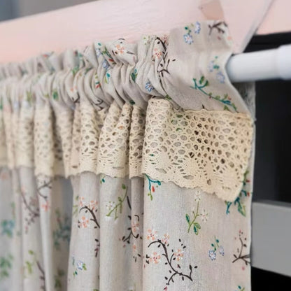Kitchen Cabinet Curtain Microfiber Light-Filtering & UV-Resistant