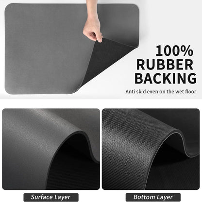 Kitchen Dish Drying Mat Quick-Dry Diatomite