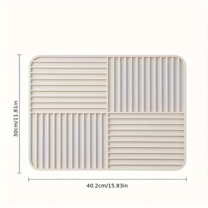 Kitchen Drying Mat Silicone Heat-Resistant & Non-Slip