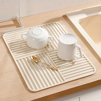 Kitchen Drying Mat Silicone Heat-Resistant & Non-Slip