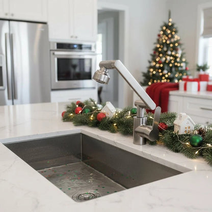 Kitchen Faucet 360° Swivel Arm Dual Spray Modes